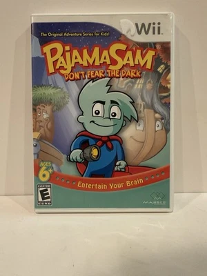 Pajama Sam: Don't Fear the Dark (Nintendo Wii, 2008) - CIB Complete - Tested - Image 1 of 4