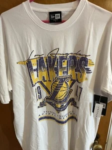 Lakers Men T Shirt L NEW W/ Tag New Era - Picture 1 of 7