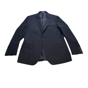 Polo Ralph Lauren Sport Coat Mens 44R Navy Blue Wool Blend Suit Jacket Blazer - Picture 1 of 12