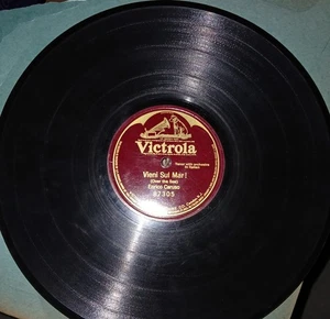 Victrola 78 Enrico Caruso Vieni Sul Mar!(Over The Sea) 87305 Tenor Italian 12" - Picture 1 of 6