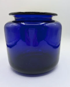 Glass Vase Cobalt Blue 6" Hand Bown Pontil Vintage? - Picture 1 of 9