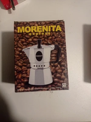3 Morenita 1 Tazza Caffettiera - Argento - Immagine 1 di 4