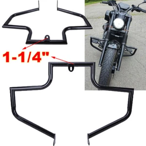 Fit For Harley Softail Fatboy 2000-2017 Highway Engine Guard Crash Bar strong - Picture 1 of 12