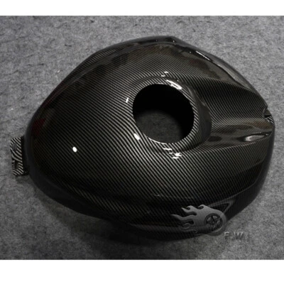 Cubierta del tanque de combustible de gas pintado de fibra de carbono carenado ABS para Yamaha YZF R6 2006 2007 Foto 1 de 4