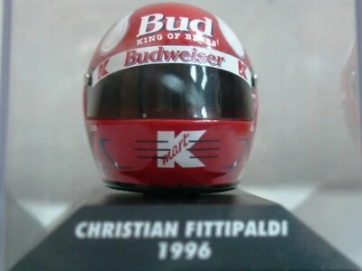 WOW EXTREMELY RARE Helmet Chr Fittipaldi Bell Lola T96/00 1996 1:8 Minichamps - Image 1 of 3
