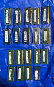 Mixed Lot of 19 2GB Laptop Ram Memory DDR3/ DDR3L Mixed Brands / Speeds - Picture 1 of 3