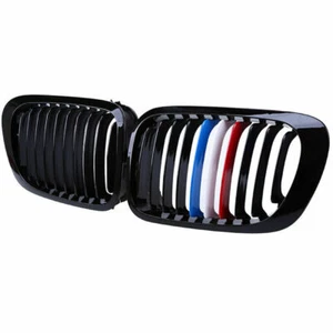 For BMW E46 2 Door Coupe Convertible 1998~2002 Front Kidney M Color Grill Grille - Picture 1 of 7