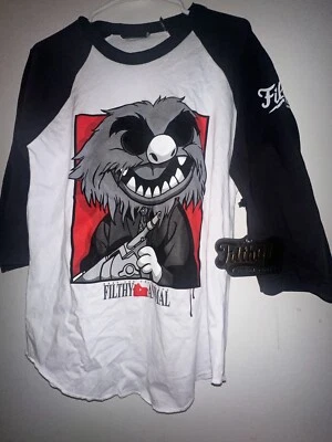 Filthy Dripped- Home Alone Filthy Animal Muppet White Black BB Tee - SMALL - NWT - Image 1 of 4