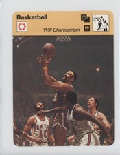 1977-79 Sportscasters Series 07 Lausanne A Wilt Chamberlain #07-20 HOF
