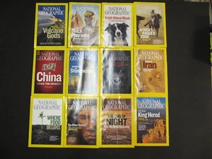 National Geographic magazine Lot 2008 Complete Year! 12 Issues! - Picture 1 of 4