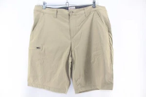 Pantalones Cortos Trail Cargo Vintage Impermeable Para Hombre Talla 40 Caqui Tostado Rendimiento Flex - Imagen 1 de 8