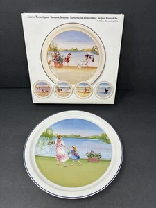 Villeroy & Boch The Romantic Seasons No. 1 Spring Plate 1748 in Original Box - Picture 1 of 5