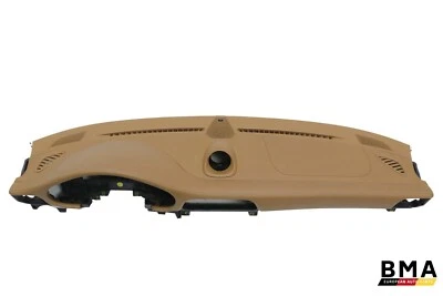 Panel de instrumentos delantero de cuero marrón natural Porsche 997 911 2005-2013 OEM Foto 1 de 4