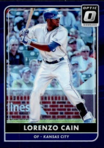 Base óptica púrpura paralela #77 Lorenzo Cain Royals 2016 - Imagen 1 de 2