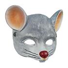 3D Mouse Half Face Mask Costume Cosplay Rave Facial Mask Rat Animal Mask