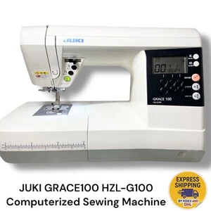 Máquina de coser computarizada JUKI GRACE100 HZL-G100 LCD pie de rosca automática Ctrl - Imagen 1 de 7