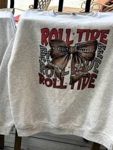 Felpa girocollo Alabama Roll Tide grigia S M L Xl 2xl 3xl 3xl - Foto 1 di 1