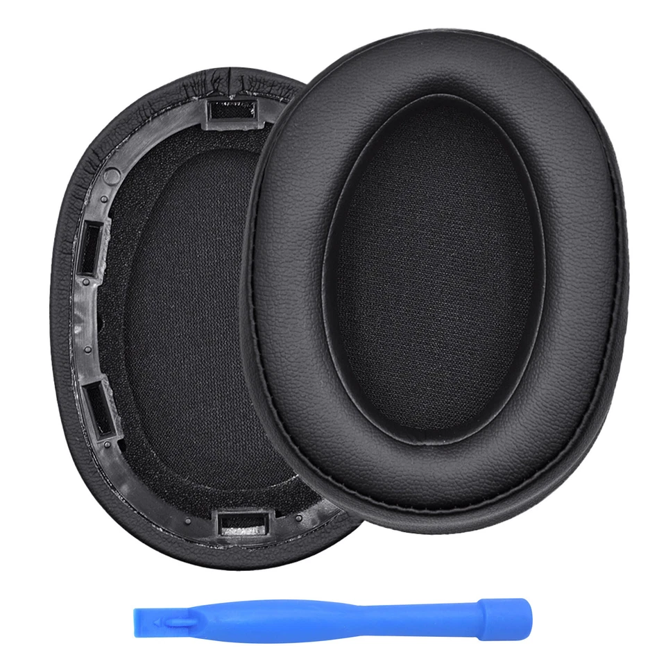 MMOBIEL Ersatz Ohrpolster Sony WH-H900N / Sony MDR-100ABN Kopfhörer - Schwarz