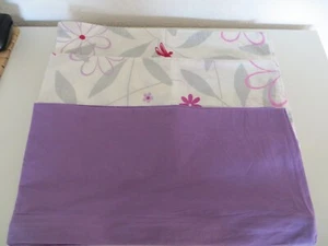 3 St. Kissenbezüge, ca. 80 x 40 cm , Reißverschluss, weiß/pink und lila, 100% - Bild 1 von 6