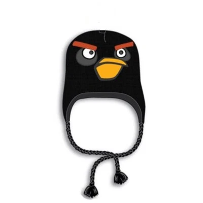 Unisex Adulto Niño Negro Angry Birds Laponder Gorro Peruano-¡Nuevo! Foto 1 de 4