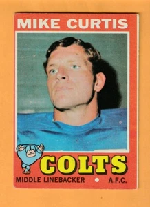 Mike Curtis Baltimore Colts 1971 Topps #80 Duke Blue Devils Rockville Maryland - Picture 1 of 2