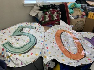 Anagram Happy Birthday"50" Foil Balloon New!!! - Picture 1 of 2