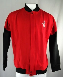 Chaqueta a presión grande y alta para hombre Houston Rockets Majestic con cremallera completa - Imagen 1 de 11
