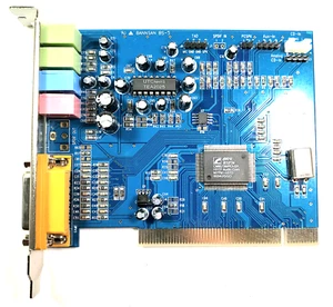 Vintage Guillemot Maxi Sound Muse PCI Surround Sound Card 4 kanały - Zdjęcie 1 z 3