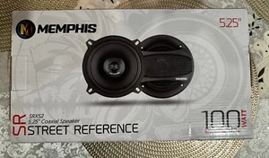 Memphis Audio SRX52 Street Reference 5-1/4" 2-Way Car Speakers New Open Box - Picture 1 of 8