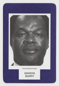 Marion Barry 1993 Face to Face Game Card - Single Card from Canadian Game - Picture 1 of 2
