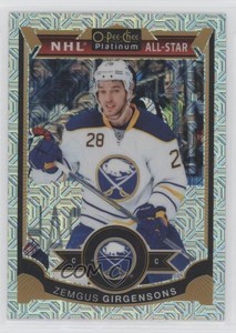 2015-16 O-Pee-Chee Platinum Traxx Zemgus Girgensons #112