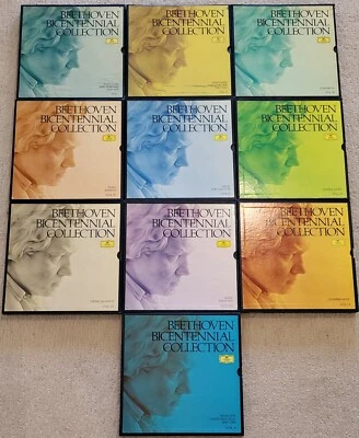 Beethoven Bicentennial Collection Vinyl LP Box Set Volumes 1 2 3 4 5 6 7 8 9 10 - Image 1 of 4