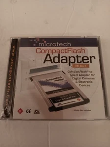 Microtech Digital FlashFilm CFA CompactFlash Adapter CF To PCMCIA Card NOS - Picture 1 of 2