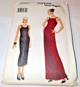 VOGUE VERY EASY PATTERN 9594 ~ MISSES EVENING DRESSES ~ SIZES 12 - 14 - 16 *NEW - Picture 1 of 1