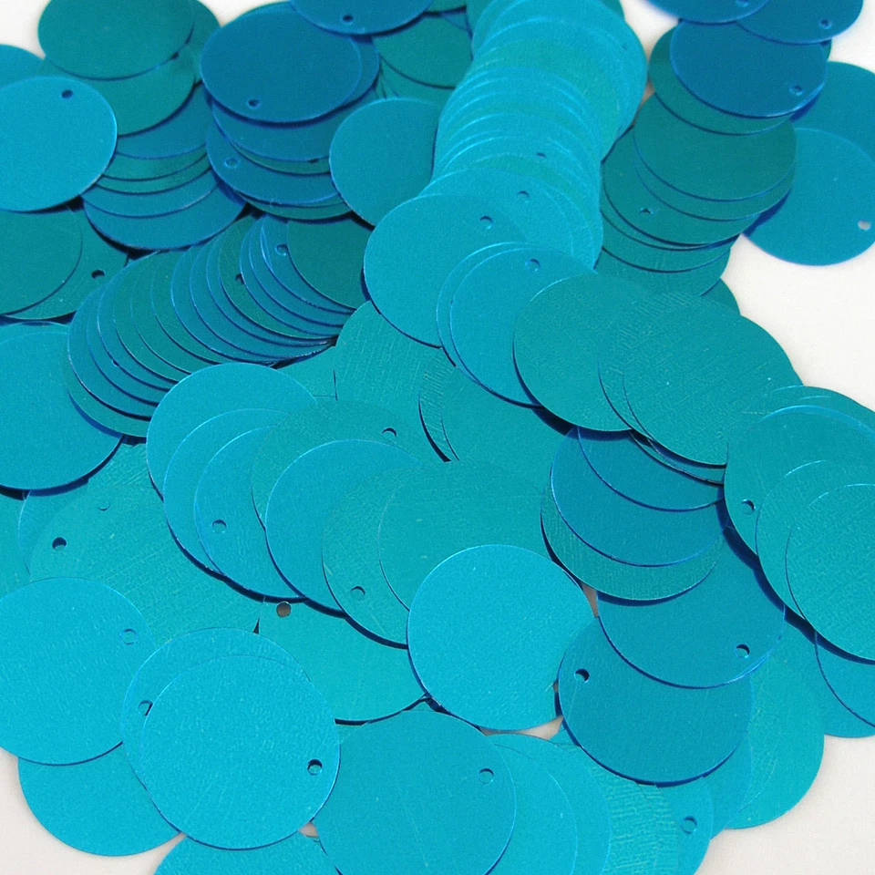 Блестки плоский Paillettes 20 мм различных цветов синий красный золото и т. д. свободного ~ 100 штук - Изображение 1 из 1