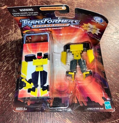 Hasbro Transformers Universe Robots in Disguise Tiny Tin Mirage 2003 - Bent Card - Image 1 of 4