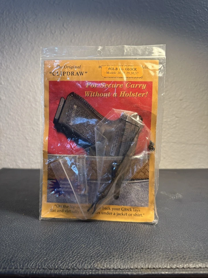 Glock Frame Clipdraw Belt Clip for Concealed Carry Fits Models 20 21 21sf 29 30