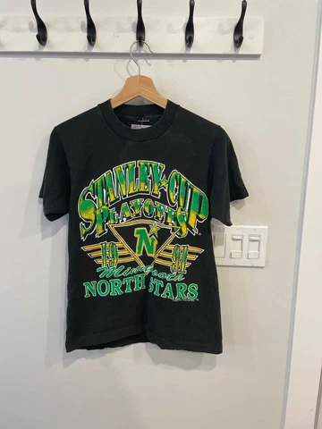Vintage 1991 NHL Minnesota North Stars Shirt Unisex Cotton Men Women KV4365 Cover