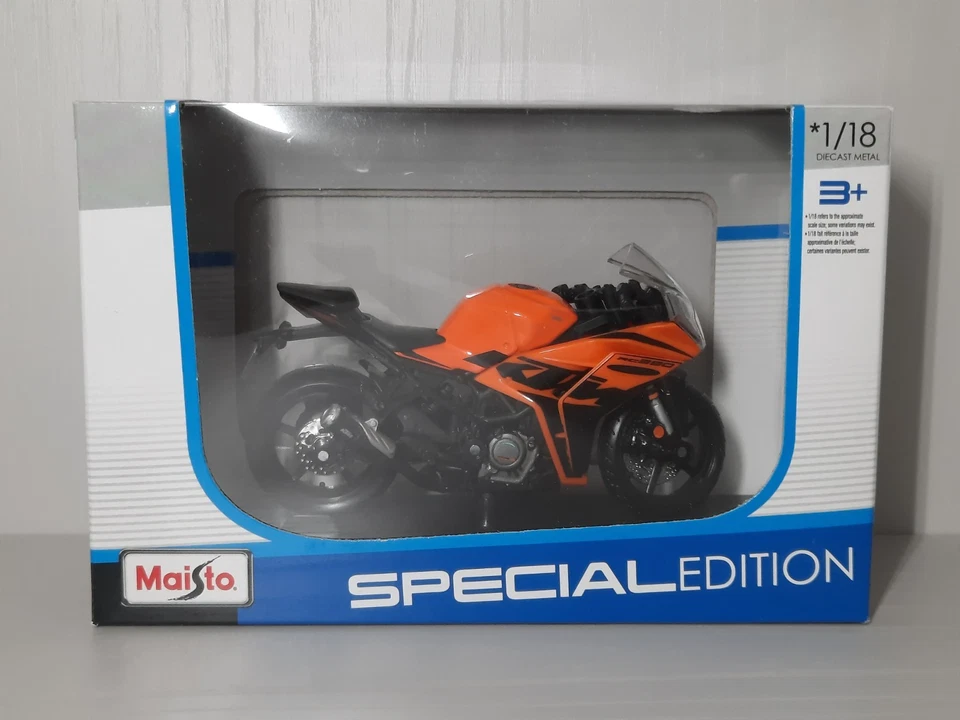 Modellino Statico KTM RC 390 Maisto Moto Arancio/Nero Scala 1:18 - Immagine 1 di 1