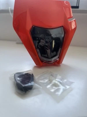 LED Scheinwerfer Lichtmaske KTM EXC SMCR  mit E-NUMMER - Bild 1 von 4