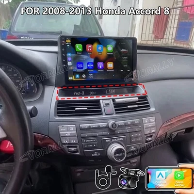 For Honda Accord 8 2008-2013 Android 14 Carplay Car Stereo Radio GPS - Image 1 of 4