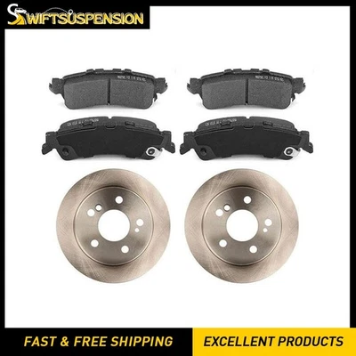 Juego de pastillas de freno de disco trasero rotor de freno de disco magma para Mercedes-Benz 260E 1987-1989 Foto 1 de 4