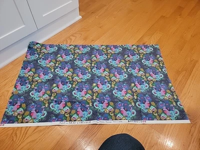 Mod Corsage by Anna Maria Horner for Free Spirit Fabrics Peonies Stormy 1yd  - Image 1 of 4