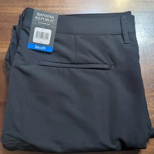 Banana Republic schmale Passform vorne flach für Herren, schwarz, 36 x 29 - Bild 1 von 3