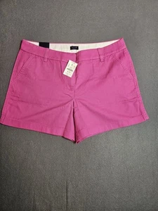 J.Crew Shorts Womens 12 Hot Pink 5" Classic Chino Shorts - Picture 1 of 7