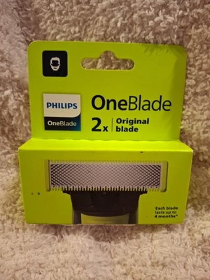 Philips OneBlade Cuchillas de Repuesto Paquete de 2 Originales Nuevas Precintadas Foto 1 de 2