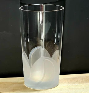 Cristal D'Arques Florence Longdrinkglas 5,25" Kristall mattiert 3D Blütenblätter Romanti - Bild 1 von 7