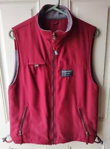 US EXPEDITION Gilet Reversibile Rosso Policotone Grigio Pile Taglia XL Prepr - Foto 1 di 9