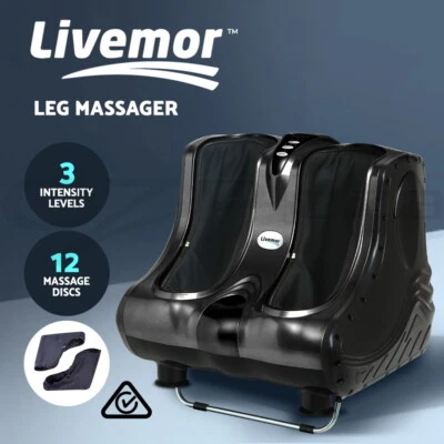 Livemor Foot Massager Massagers Shiatsu Roller Ankle Calf Leg Kneading Black - image 1 of 4