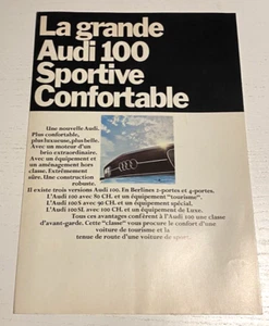 Notice Commerciale AUTO UNION  AUDI 100 - Octobre 1968 - Bel Etat. - Picture 1 of 4